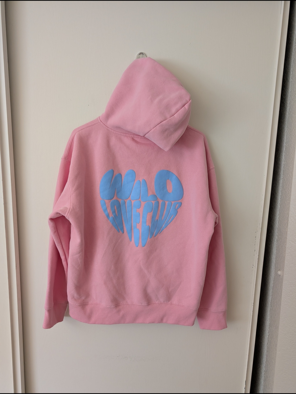 Wilo The Label Womens Small Pink Hoodie Athleisure Coquette Feminine Workout - Picture 5 of 8